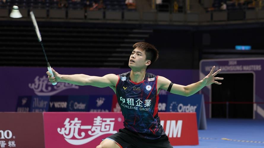 李佳豪近期表現優秀,高雄羽球大師賽打進決賽。(圖/羽協提供)