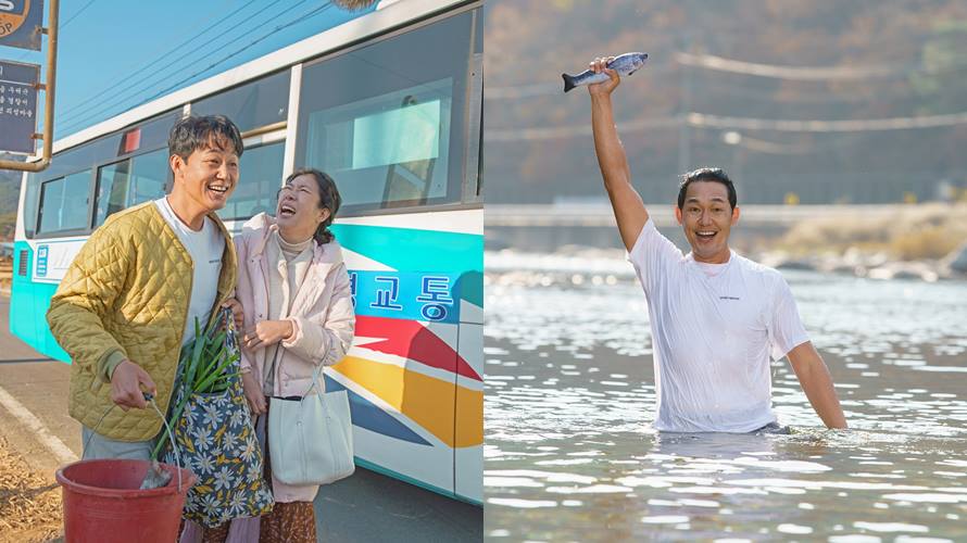 廉惠蘭和朴星雄在《熊男》中飾演母子。（圖／車庫娛樂提供）