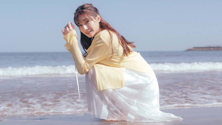 有「最美魚販」稱號的劉心語出單曲。（圖／合名娛樂提供）