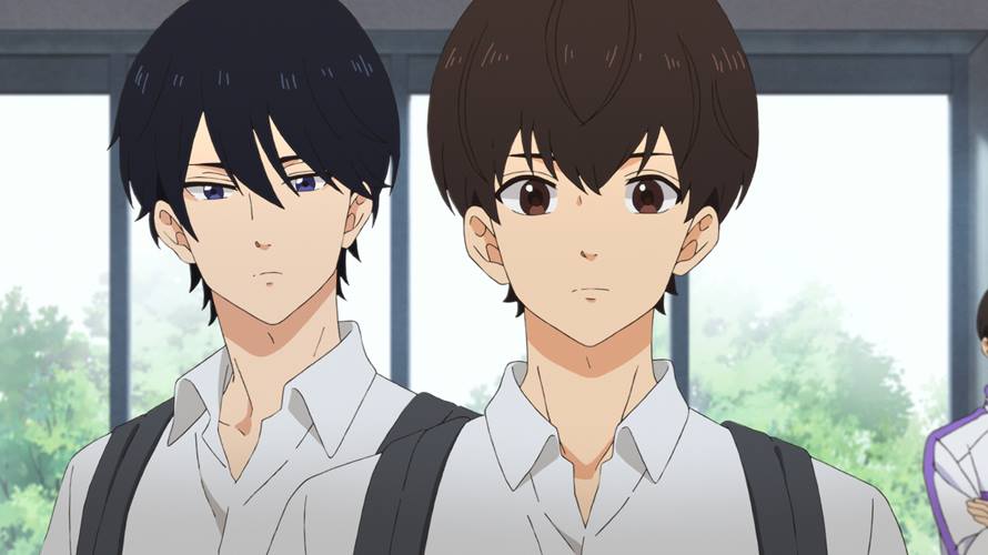 《電影版 後空翻少年！！》主角美里良夜和雙葉翔太郎。（圖／羚邦提供）
