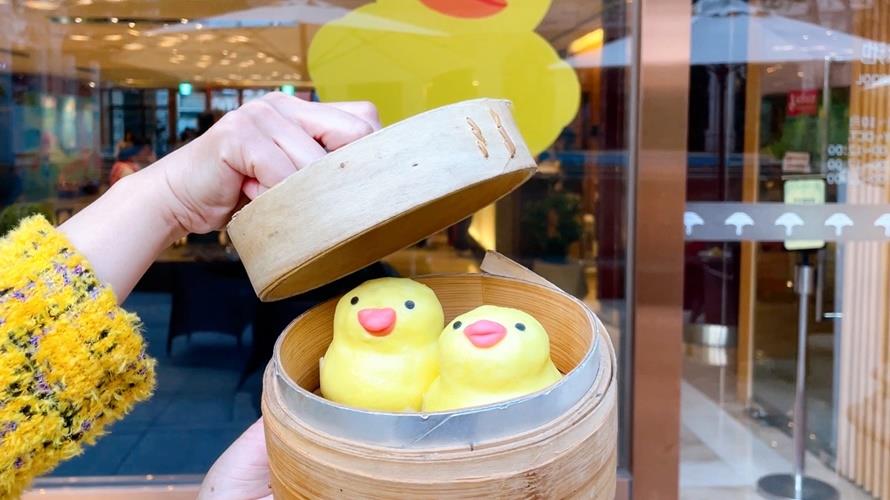 超萌的小鴨點心。(圖/福容飯店提供)