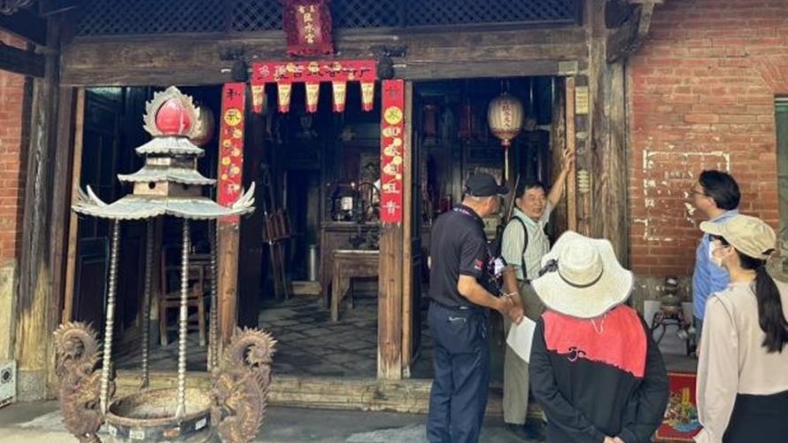 「大灣聚落散步導覽路線」,1月27日免費搶先體驗。(圖/台南市政府提供)