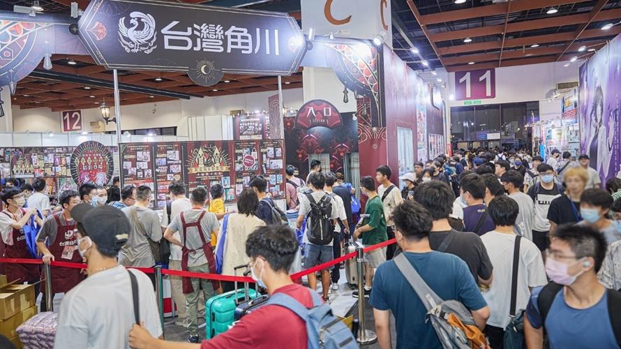 漫博登場,平日依舊湧進大批漫畫迷支持。(圖/台灣角川提供)