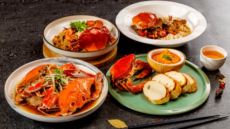 福容飯店推四道美味秋蟹料理,讓旅客們能在秋日搶先來一道最在地的螃蟹料理。(圖/福容提供)