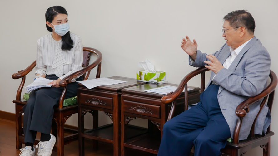 高虹安（左）與楊文科（右）。（圖／高虹安選辦提供）