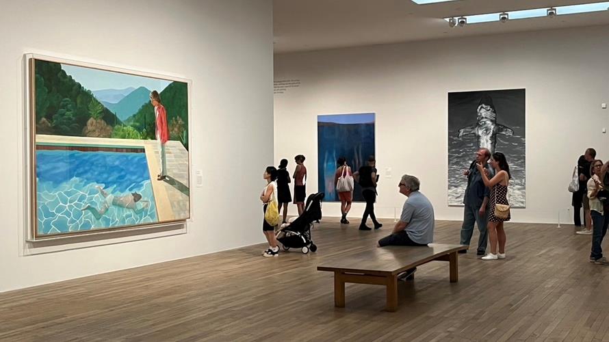 高雄市立美術館與英國泰德現代美術館合作《瞬間-穿越繪畫與攝影之旅》。(圖/高雄市政府提供)