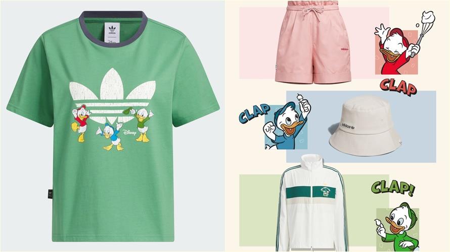adidas Originals 迪士尼唐老鴨家族系列。(圖/品牌提供)