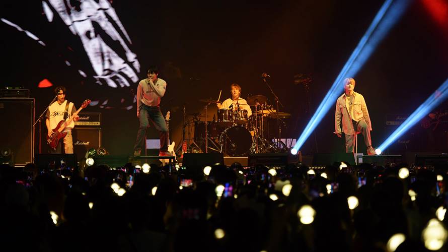 N.Flying4人形式再度來台開唱。（圖／華藝娛樂提供）