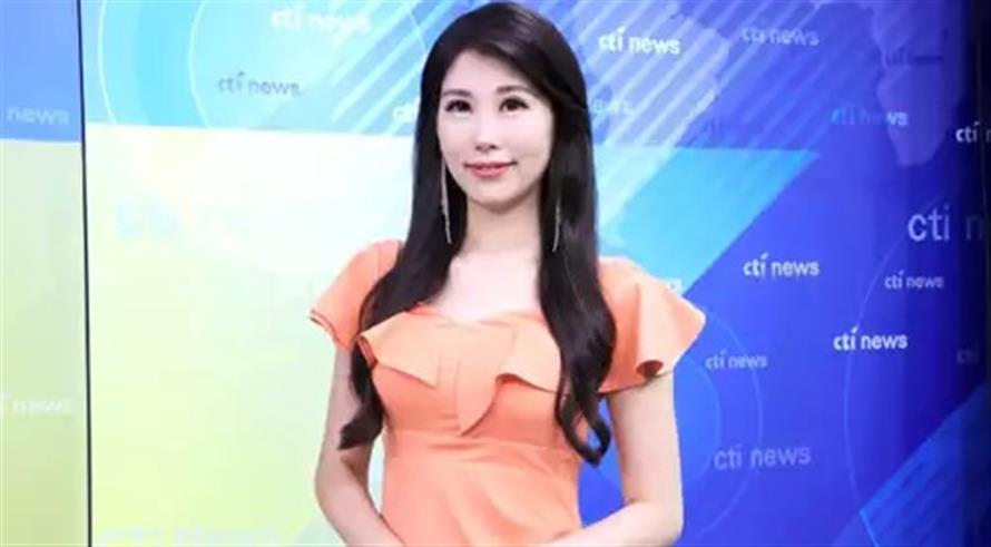 中天主播劉盈秀。(圖/中天新聞提供)