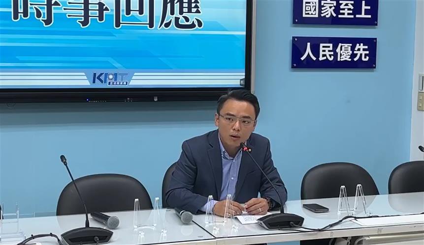 外傳大陸施壓國民黨立委，不得出席「對中政策跨國議會聯盟」峰會一事，國民黨立院黨團書記長洪孟楷上午嚴正駁斥。(圖 / 摘自臉書)
