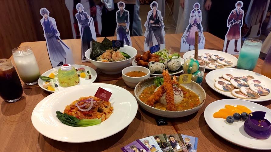 美男戰國主題餐廳餐點。(圖/粉粉提供)