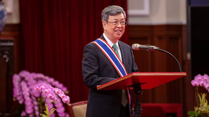陳建仁接下行政院長的位子。（圖／翻攝自陳建仁臉書）