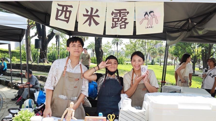 市集可吃到原住民手工製作西米露。(圖/高雄市原民會提供)