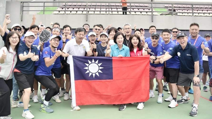 2023亞洲匹克球錦標賽台中開幕。