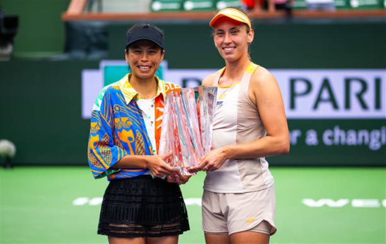 網球／謝淑薇勇奪印地安泉女雙金盃　重返女雙球后