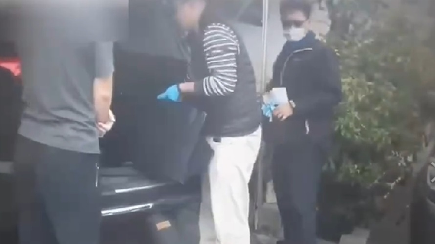 警方逮捕楊姓嫌犯。(圖/警方提供〉