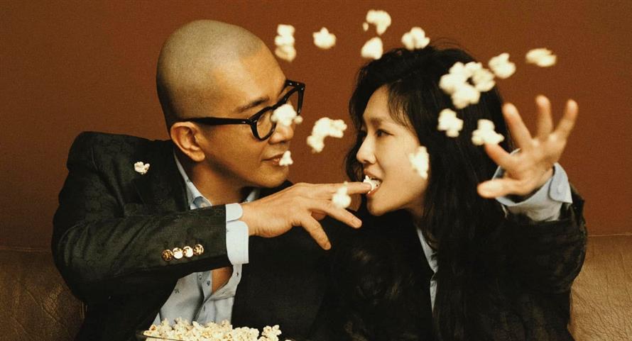 大S（右）和具俊曄。（圖／VOGUE提供）