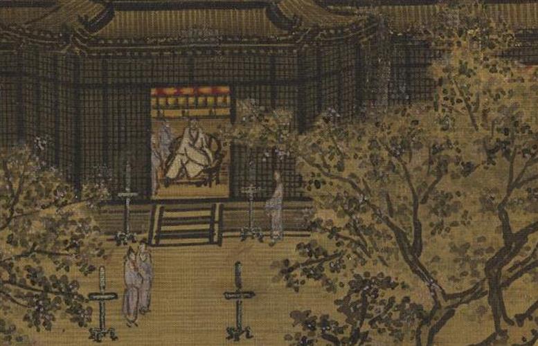 南宋 馬麟〈秉燭夜遊〉-2。(圖片來源 : 國立故宮博物院 OPEN DATA)