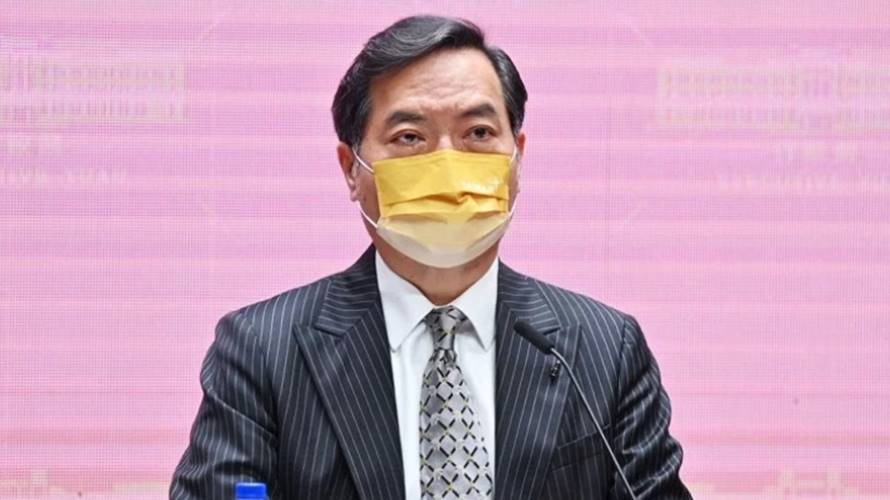 前發言人羅秉成回鍋暫代發言人。（圖／行政院提供）
