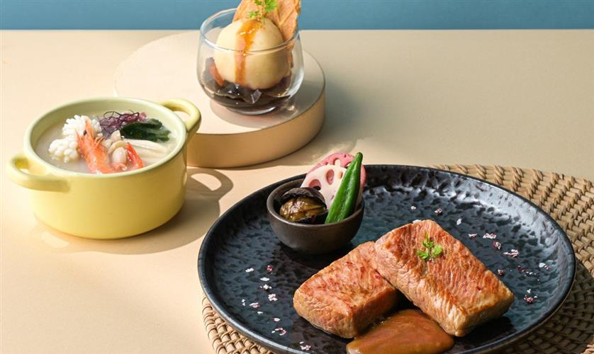 「陶板屋」推出「知書答禮」限量公益組合，隨組合附贈的「和風套餐買1送1感謝卡」可在12月6日前的平日，到店享用陶板屋和風創作料理套餐「買1送1」。（圖／王品集團提供）