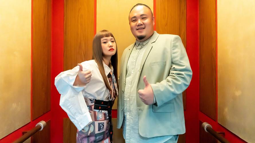 嚴正嵐(左)與大淵(右)。(圖/海蝶音樂提供)