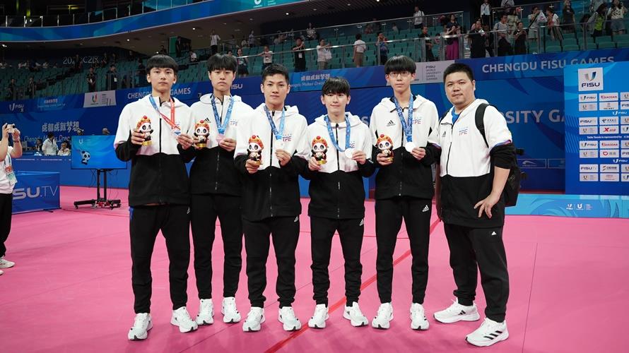 成都世大運中華隊已奪下18面獎牌。(圖/大專體總提供)