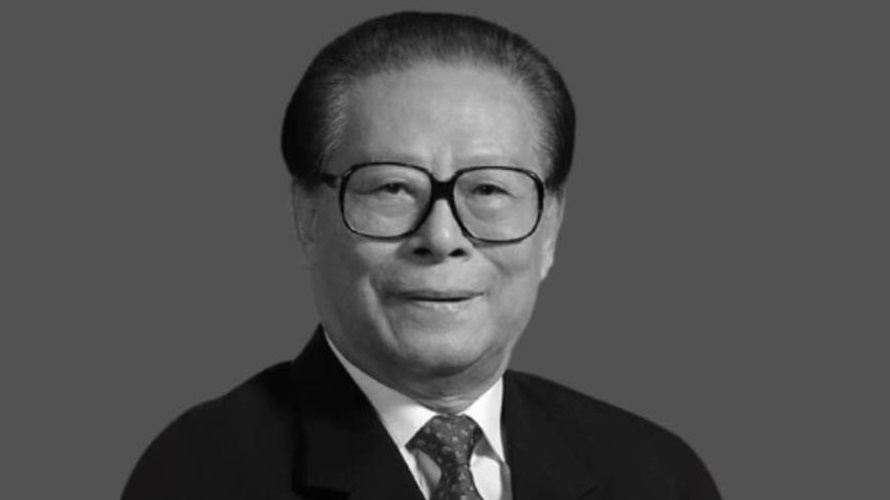 大陸前國家領導人江澤民逝世，總統府發聲回應。（圖／翻攝自微博）