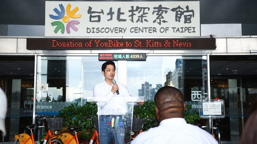 蔣萬安喊出大巨蛋的開蛋時間，預計年底就能規劃賽事。（圖／北市府）