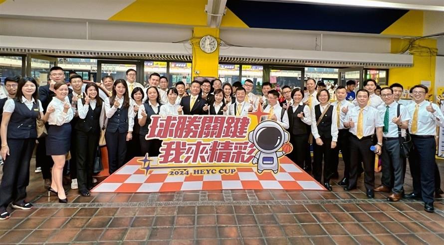 永慶房產集團連續2年支持育創盃籃球賽，力挺年輕球員。(圖 / 永慶房屋提供)