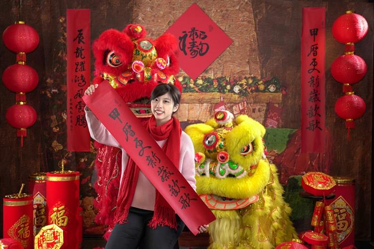 君品過年有滿滿春節氛圍。（圖／君品提供）