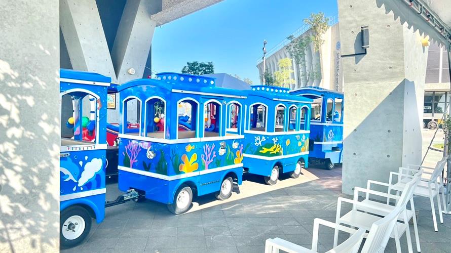 潮州鐵道園區今年特別推出園區春節不打烊活動。(圖/台鐵提供)